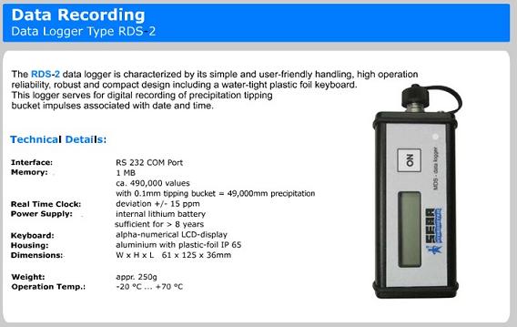 Rain Gauge Measurement Systems